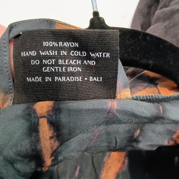 💋 Tie dye forest deep khaki robe/coverup *NEW - Picture 3 of 8